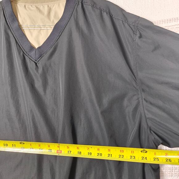 Wedge Men’s Reversible Golf Windbreaker Jacket Black Tan Athletic XXL Used - Picture 5 of 10